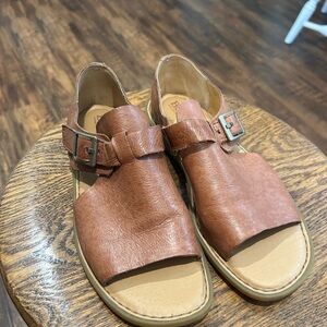 Born Brown Leather Sandals